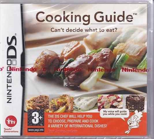 Cooking Guide Cant Decide what to eat - I folie - Nintendo DS (AA Grade) (Genbrug)